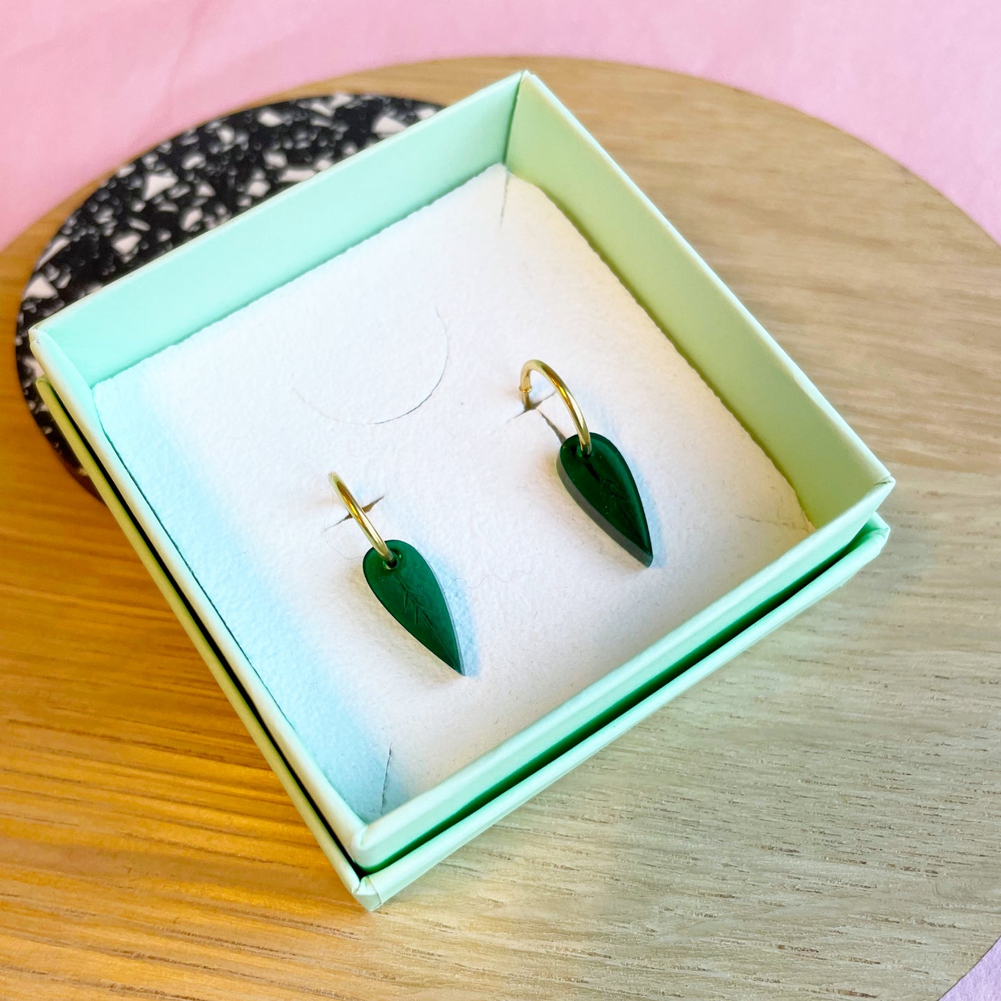 Oorring mini blaadje
