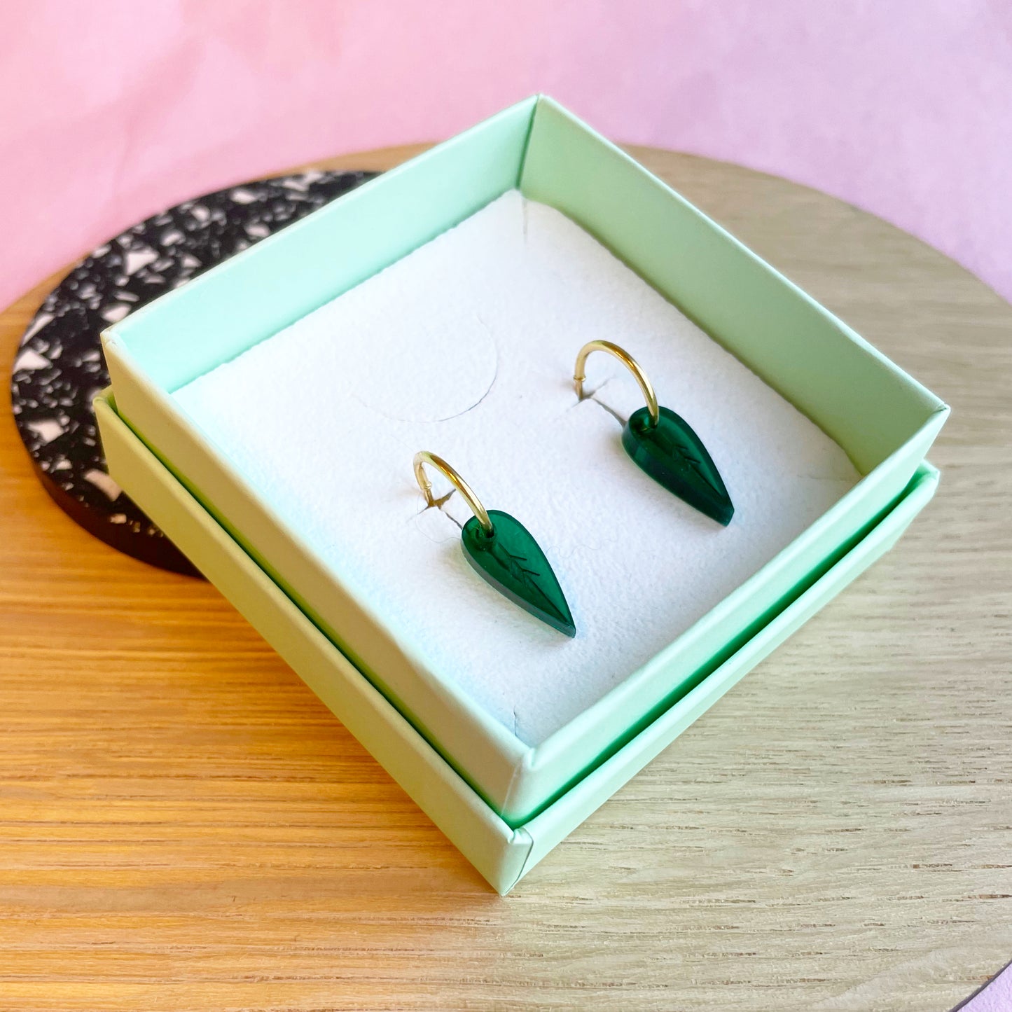 Oorring mini blaadje