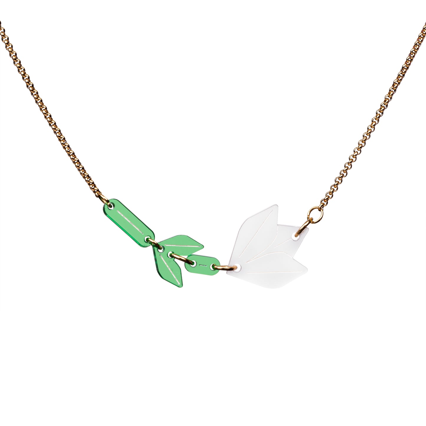 Tulp ketting - Wit