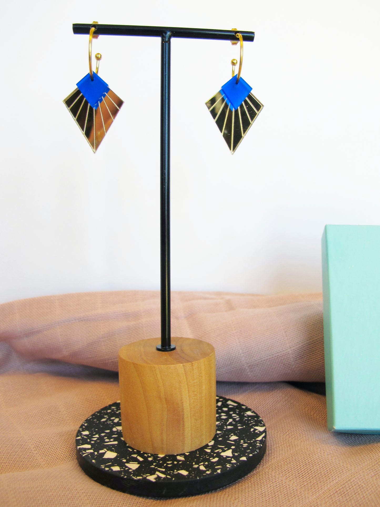 Oorring Juul Goud - Konings Blauw
