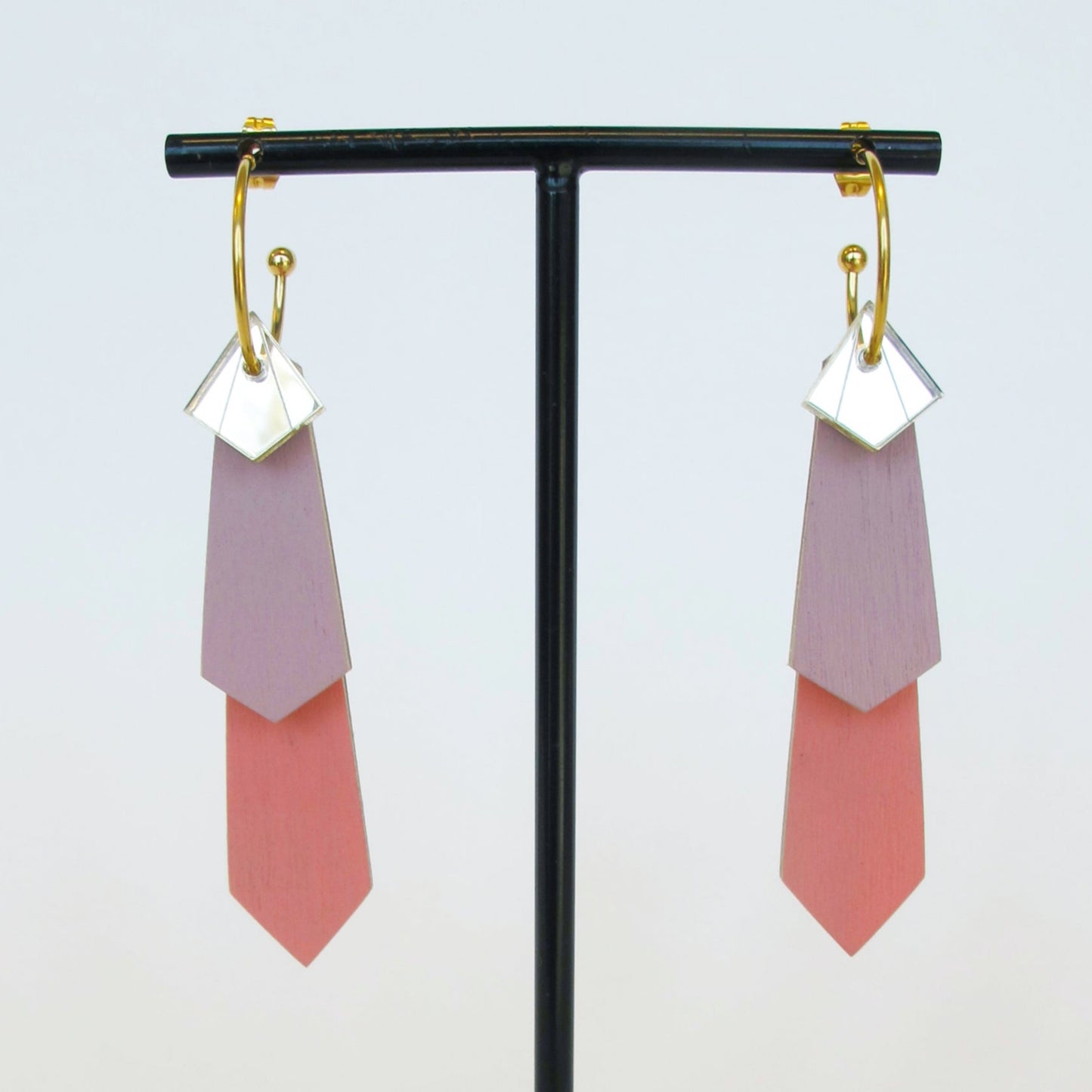 Modulaire Oorbel Eef - roze